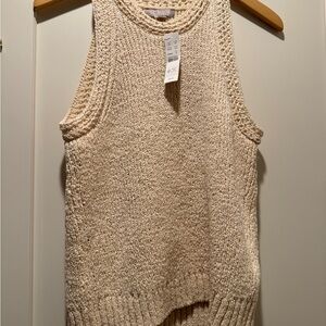 Jcrew woven sweater tank size M